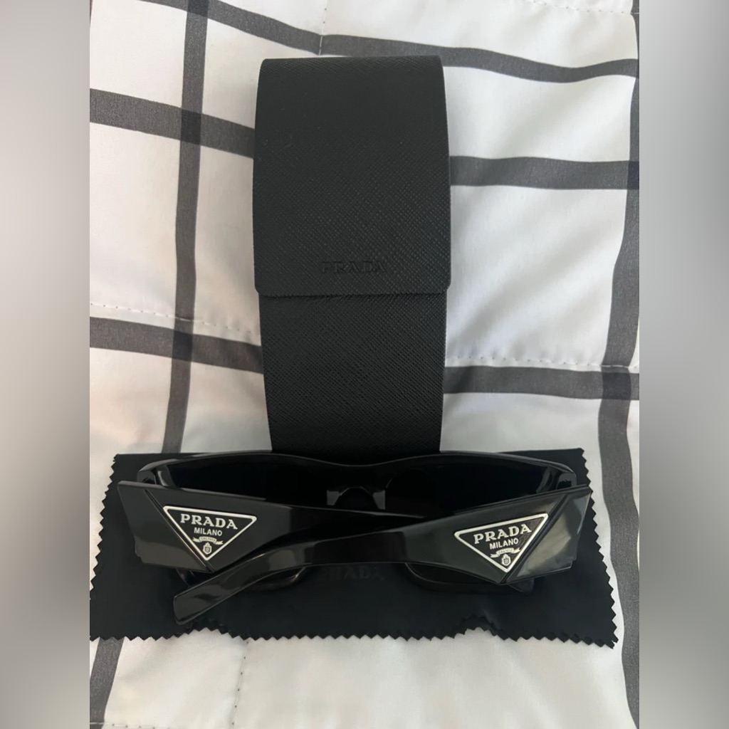 Prada Sunglasses With Triangle Logo